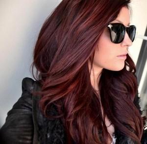 Red violet hair is hot
