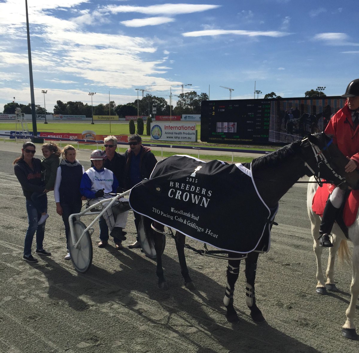 Big win on debut for Nathans Courage in today's 2YO Colts and Geldings Breeders Crown Qualifying Heat!