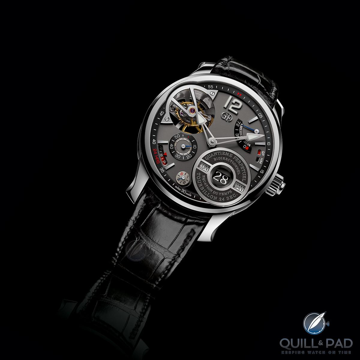 QuillandPad's tweet photo. The @GreubelForsey Quantième Perpétuel à Équation is a mechanical computer. Click for more http://t.co/1XFCyCcyDR http://t.co/XTt2OoRbXX