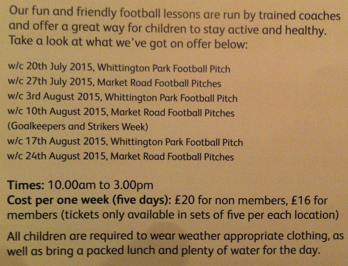 Islington Football tweet media