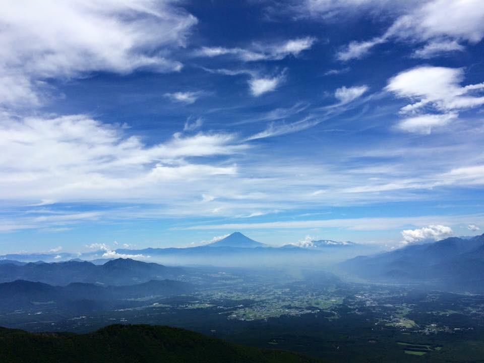 IntrovertNathan's tweet image. Beautiful view of Mt. Fuji from Mt. Yatsugatake.