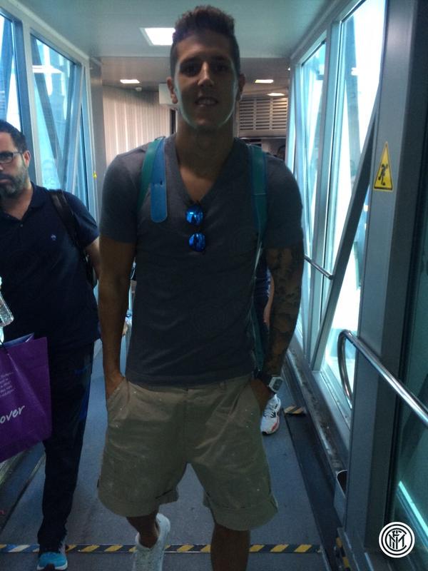 .@stevanj35 has just landed in Milan! #FCIM