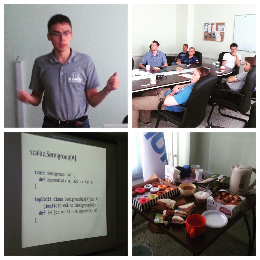 Axmor_Russia's tweet image. Встреча любителей функционального программирования @LambdaNsk в этот раз собирается в офисе #Axmor.