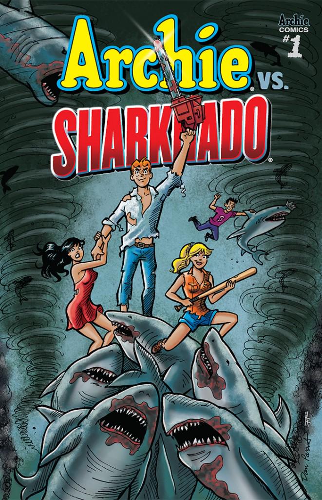fyeahbruce's tweet photo. The Ash Williams ref is from Archie Vs Sharknado, which also has a very AOD-tastic cover @GroovyBruce @EvilDeadNews http://t.co/u0vBwAPjNG