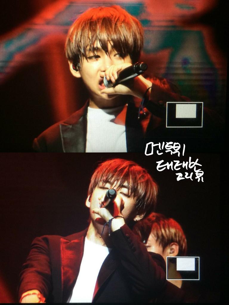 BTS_FACTS's tweet photo. Meant_To_V: 150726 TRB LA #태형 #뷔 @BTS_twt http://t.co/6k1XYhkasu