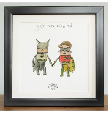 Show your best mate how much they mean to you with print <a href="/thegreyearl/">the grey earl</a> #Glasgowart #ethical runnative.co.uk/weepal-print