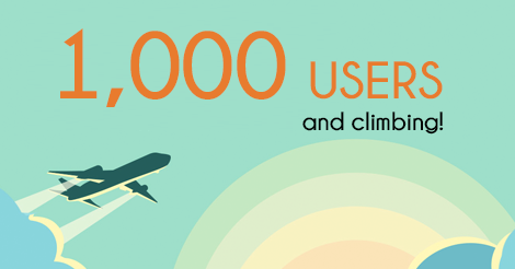 1,000 users &amp; climbing! Thank you everyone who helped us get off the ground. Download at: itunes.apple.com/us/app/fleet-a…