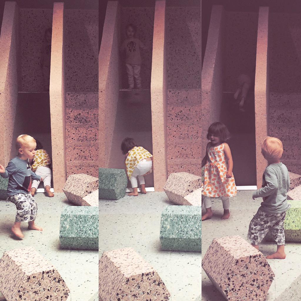 _zeynepcakir's tweet photo. The #BrutalistPlayground is not so brutal! #londonfestivalofarchitecture @RIBA http://t.co/nswoTlOv6O