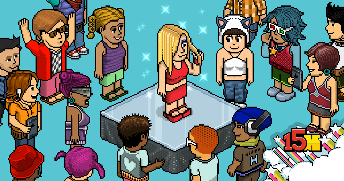HabboFR's tweet photo. RT en précisant le nom de ce personnage. Les plus rapides auront une chance de remporter un ballon extra #habbo15 http://t.co/N28qj2yREa