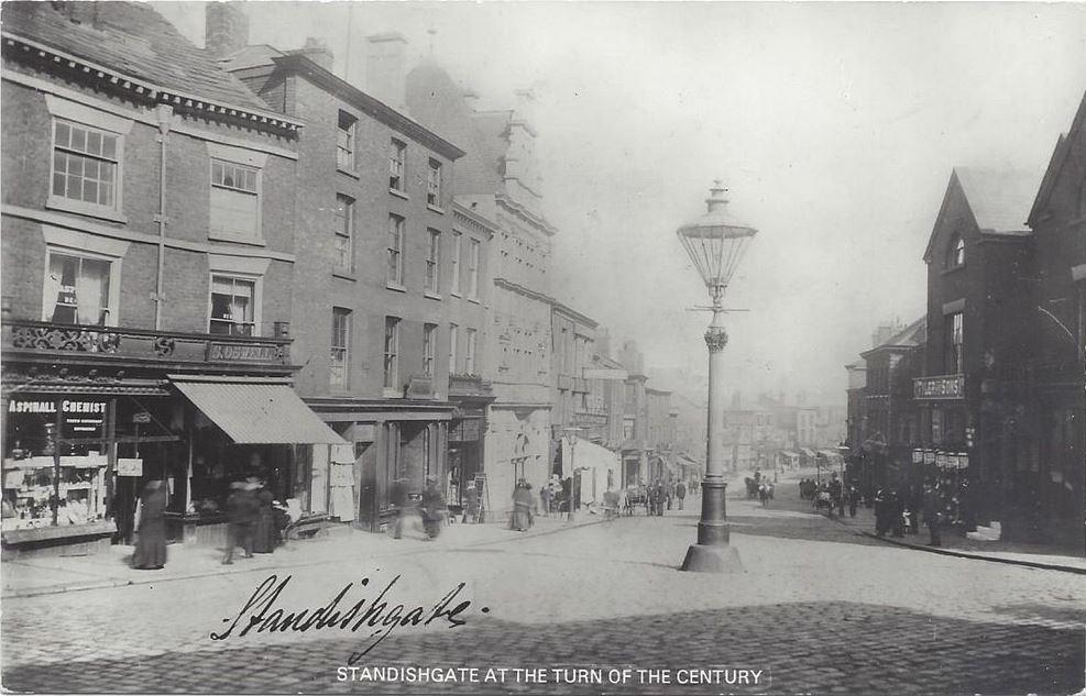 #Wigan Standishgate, turn o' the century :)
