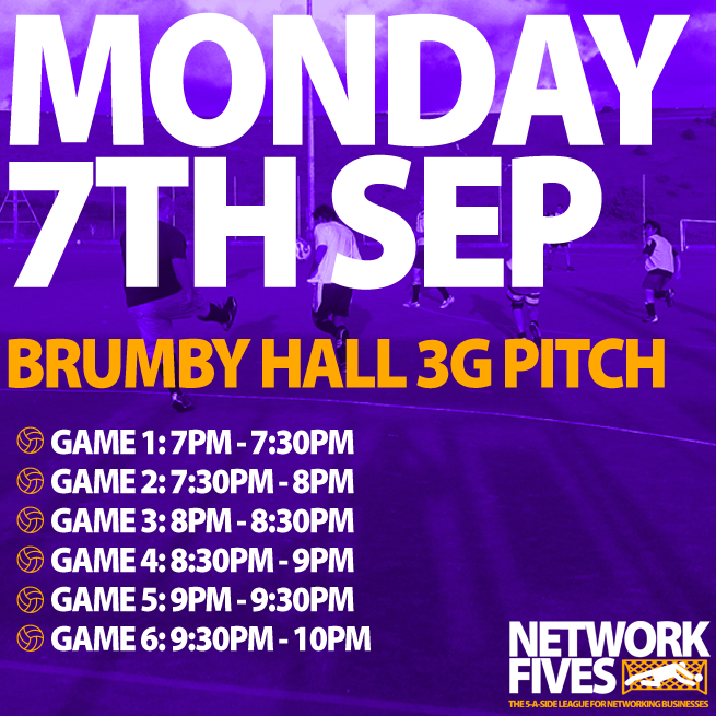NetworkFives's tweet image. League details are released for the Scunthorpe league - 17 places remaining! admin@networkfives.uk for more info