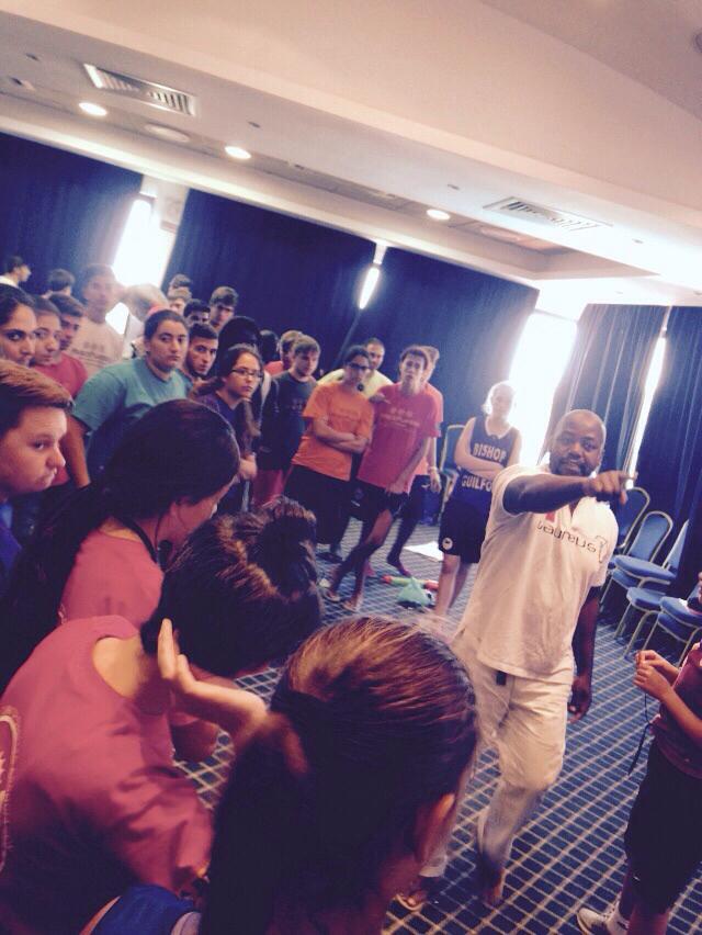 Laureus_sa's tweet photo. @LaureusYES Training in action at the #PPIcamp15 #lead4peace #sportforgood http://t.co/QczUTkpWqZ