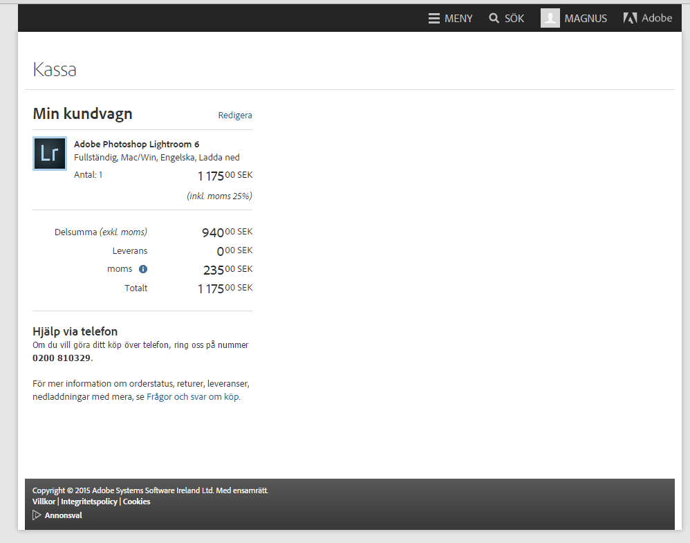 grebdems's tweet photo. Ok, I get that #adobe wants me to buy the subscription instead of the standalone but this is just ridiculous. #badUX http://t.co/A95X476Cjf