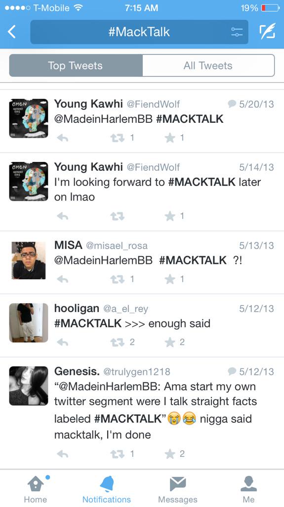 MadeInHarlemBB's tweet photo. When I really used to talk my shit on Twitter #MackTalk http://t.co/kgCVGCKDD4