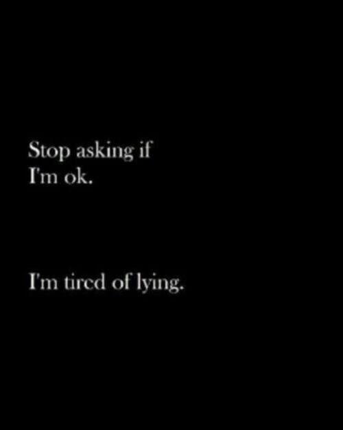 Desperately Yours Arretez De Me Demander Si Ca Va J En Ai Marre De Mentir Http T Co K4de2crmu5