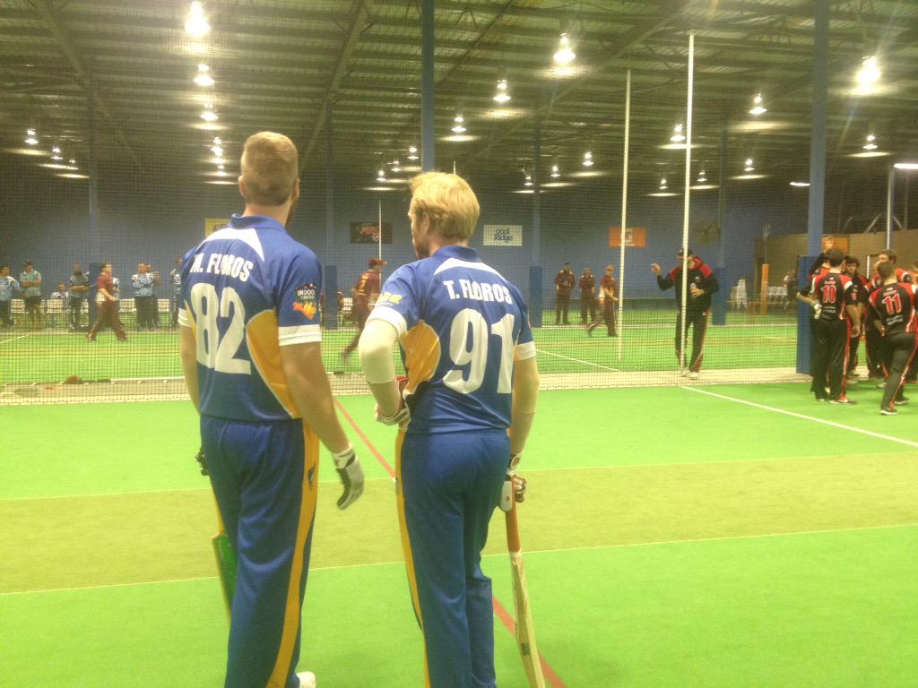 CA_Indoor's tweet image. Brothers pair up to bat for @CricketACT #IndoorOpens Men's team. Their brother &amp;amp; cousin also team mates this week!!
