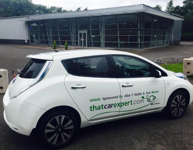 V excited to be visiting British Gas in Edinburgh to talk about this fabulous Nissan Leaf with <a href="/EdinburghNissan/">Alex F Noble Nissan</a> #JC