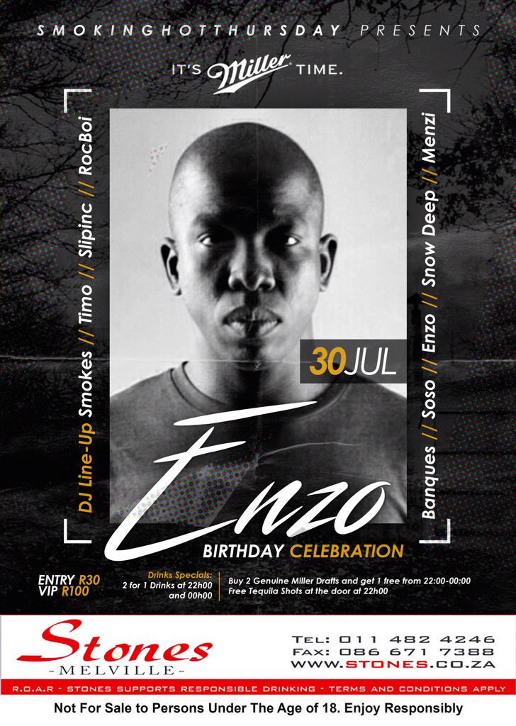 enzoletsgo's tweet photo. #SmokingHotThursday is going to be on fire this week. We jamming out for my birthday and every other July Kid. http://t.co/XckVrwVviU