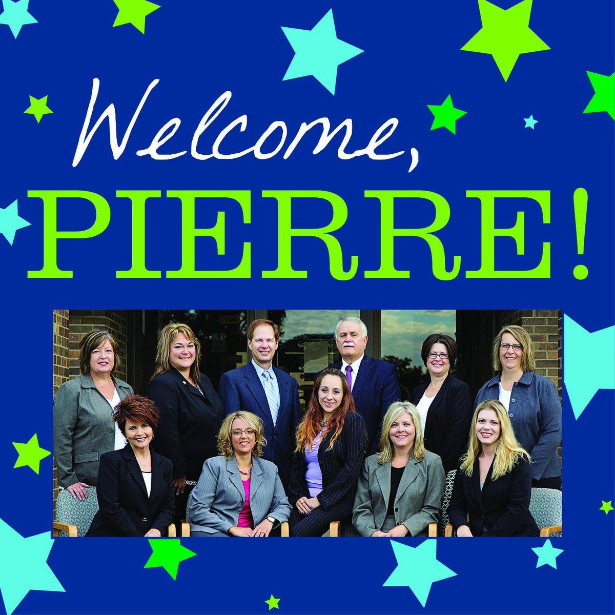 FirstDakota's tweet photo. We are so excited about our new location in Pierre, SD! A very warm welcome to our new employees! #FirstDakota http://t.co/Q72qb3aAjE