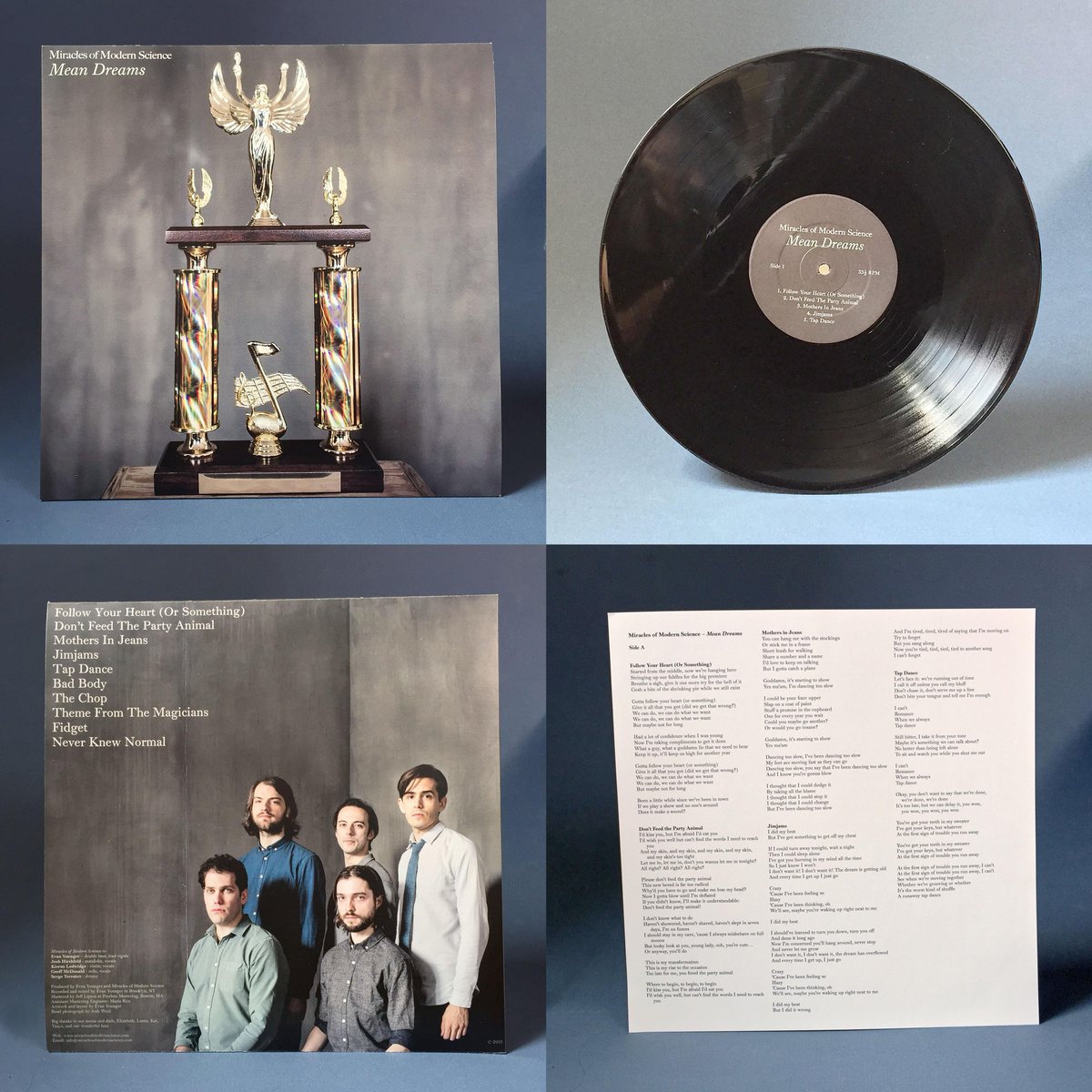 wearemoms's tweet photo. Mean Dreams vinyl is in! (Impeccably pressed by @BrooklynPhono.) Preorder while they're hot: http://t.co/cHIAOb7g0s http://t.co/10zilg51fA
