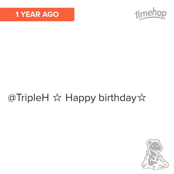 Look at what was in my  Happy Birthday triple H 