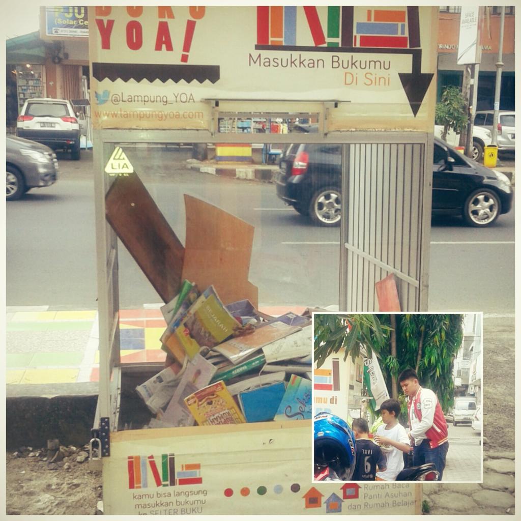 wadah u/ berbagi di dpan LIA Kartini <a href="/bandarlampung/">LampungDirectory.com</a> <a href="/InfoBDL/">Info Bandar Lampung™</a> <a href="/Lampung_YOA/">LampungYouthInAction</a> #donasi #berbagi #buku #Lampung