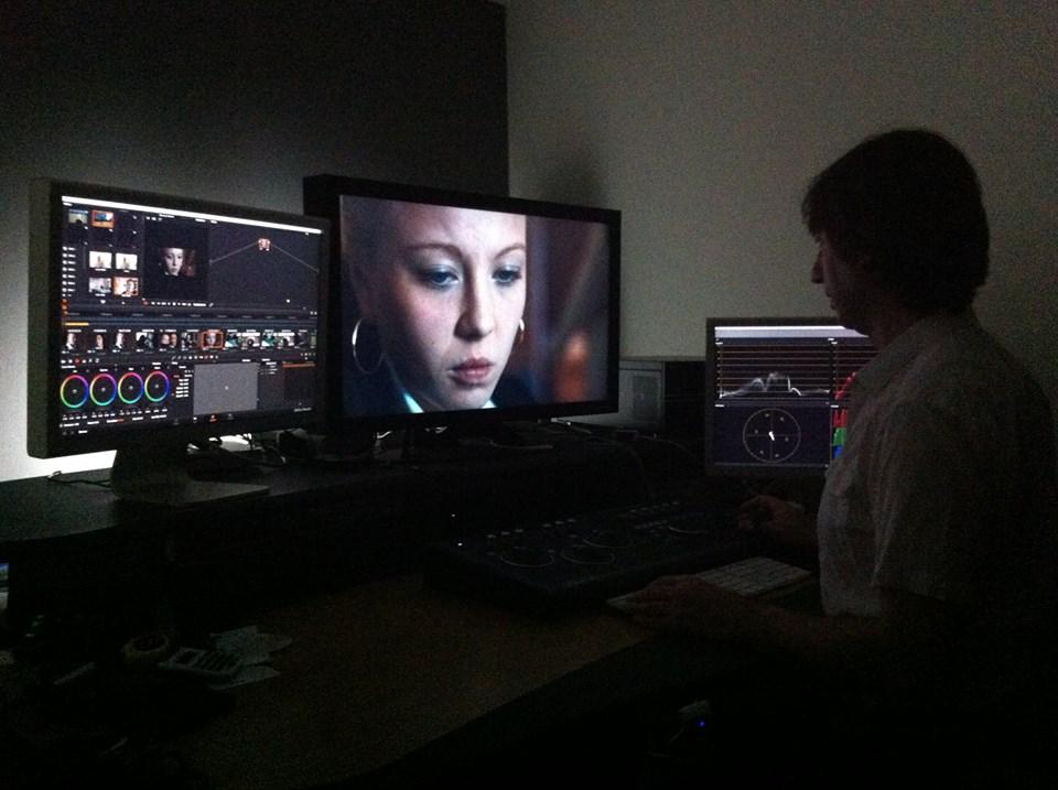 BalconyShort's tweet photo. 7 days left until delivery of our #LNDCalling short! Jason Moffat putting final touches to the grade! @Film_London http://t.co/hZ3oxgHEY4