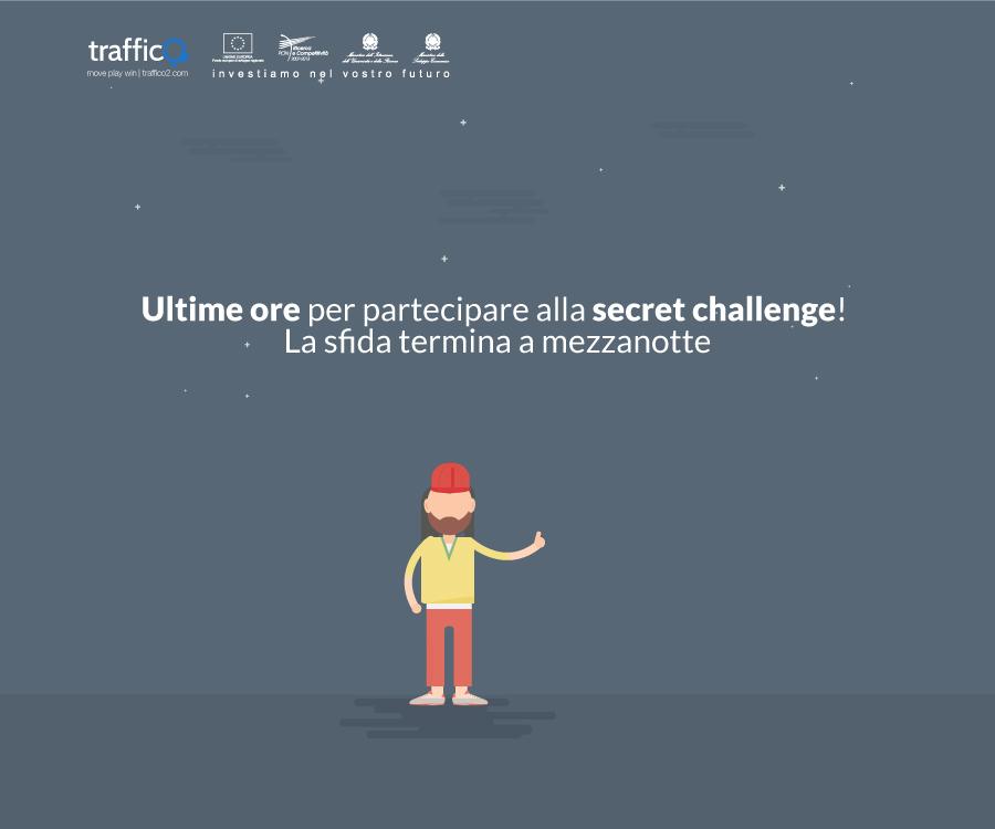 traffic_O2's tweet photo. Oggi a mezzanotte termina la #SecretChallenge di #trafficO2, avete le ultime ore per guadagnare il podio! http://t.co/mTjVdZjgtf