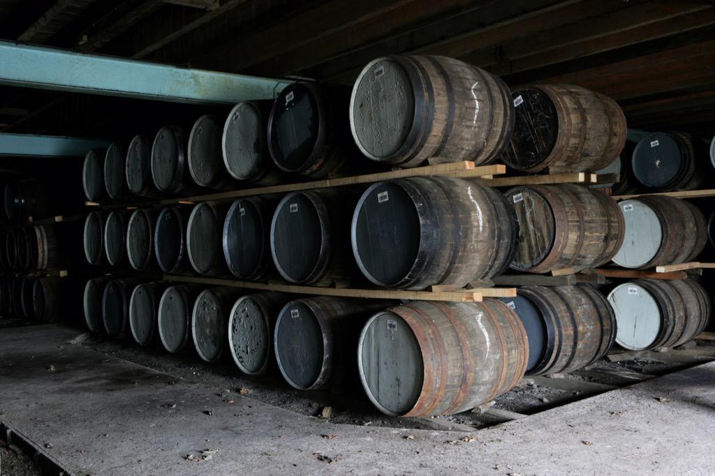 Rookie_Creative's tweet image. The golden liquid won't be available for sale until Sep, but the barrels have been packed :) #cantwait