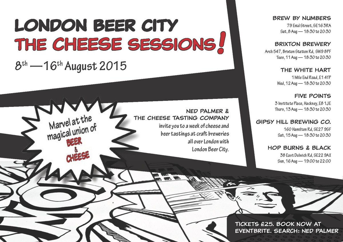 LondonBrewMkt's tweet image. Catch @NedPalmer1 create magic with cheese and beer at @FivePointsBrew, @OneMileEnd  and more: eventbrite.co.uk/o/ned-palmer-a…