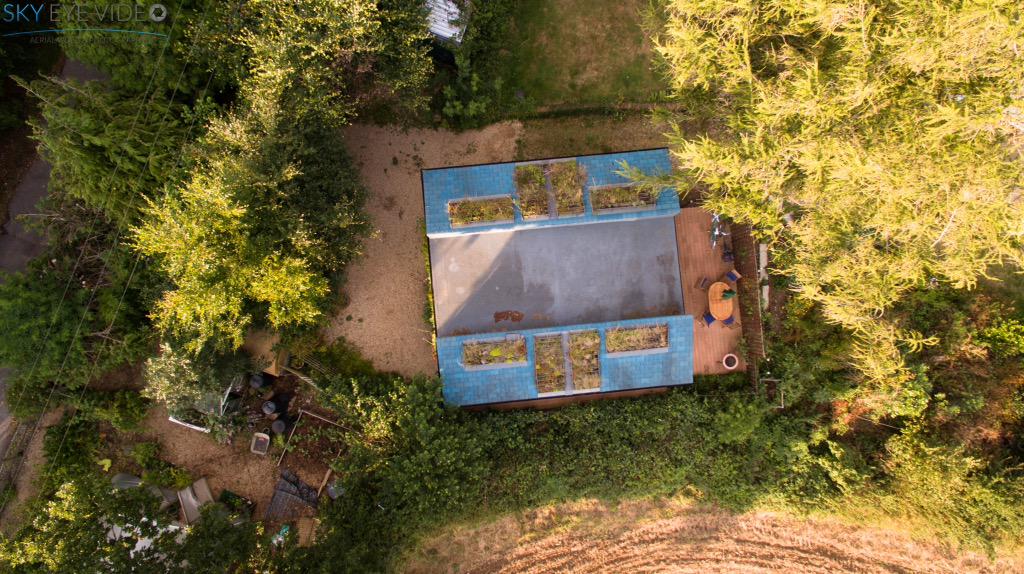GreenFactoryLtd's tweet photo. One of our latest #greenroof made with #recycled #plastic supplied by @EcoDecking &amp; drone photo by @skyeyevideo http://t.co/1wB4oKBfCC