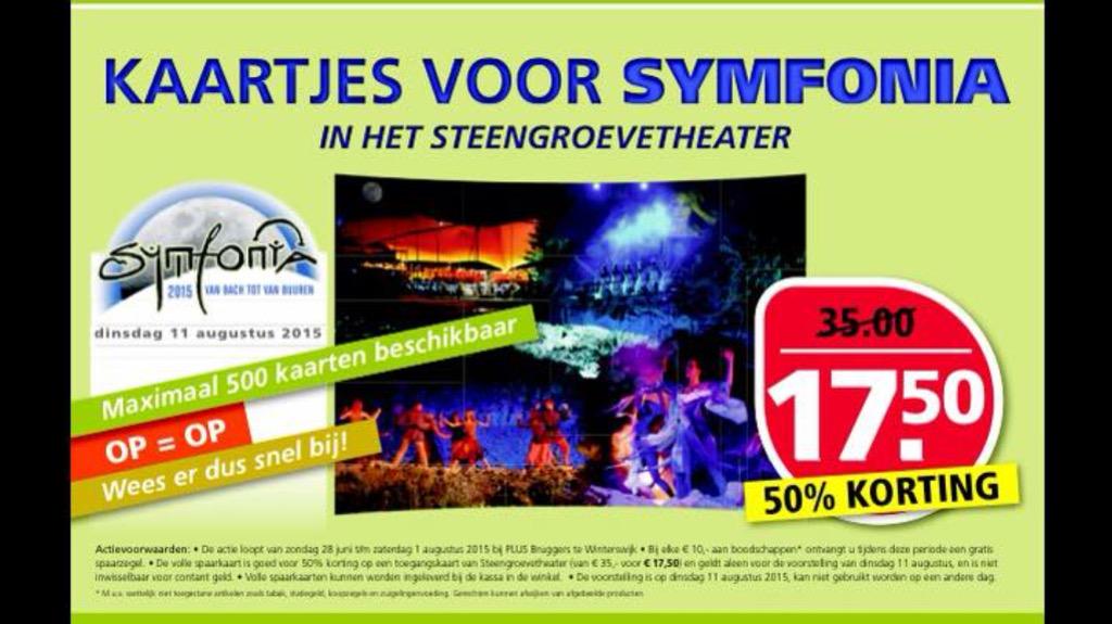 Spaar nu nog voor kaartjes van het Steengroevetheater! Lever een volle spaarkaart direct in, want op = op!