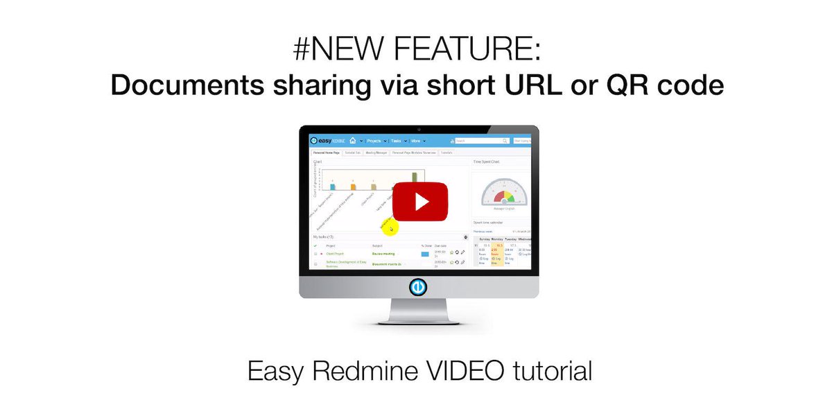 EasyRedmine's tweet image. Share document in #EasyRedmine via generated short URL or QR code #video #tutorial #Redmine
youtube.com/watch?v=2FVyYf…