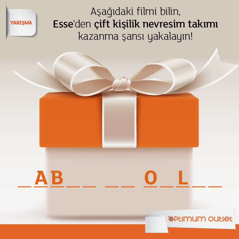 optimum_outlet's tweet photo. Aşağıdaki filmi bilin, Esse'den çift kişilik nevresim takımı kazanma şansı yakalayın! http://t.co/6cBPshN5TI