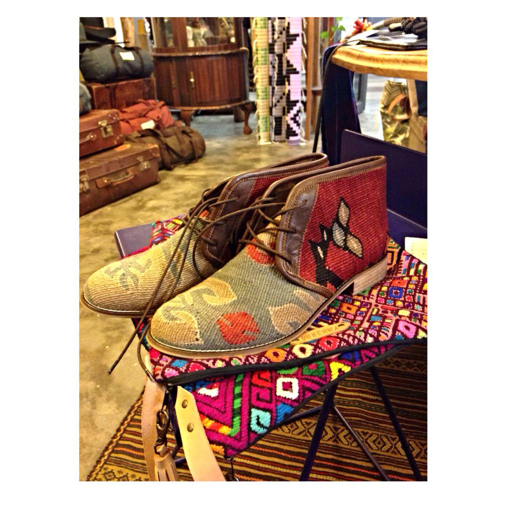 KINGDOM_CPT's tweet image. We're so excited about our #vintage #kelim #winter #boots!! In store now at  #KINGDOM #CapeTown