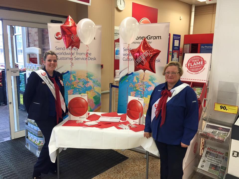 Hornchurch2685's tweet photo. Lynne and Alana promoting MoneyGram! @Blaze764 http://t.co/KaNyUf9ifr