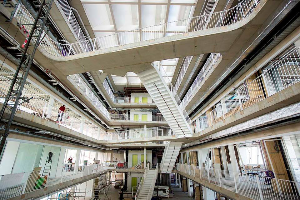 mecanoo on Twitter "The facade of LSI (Life Sciences Incubator) in Utrecht is nearing