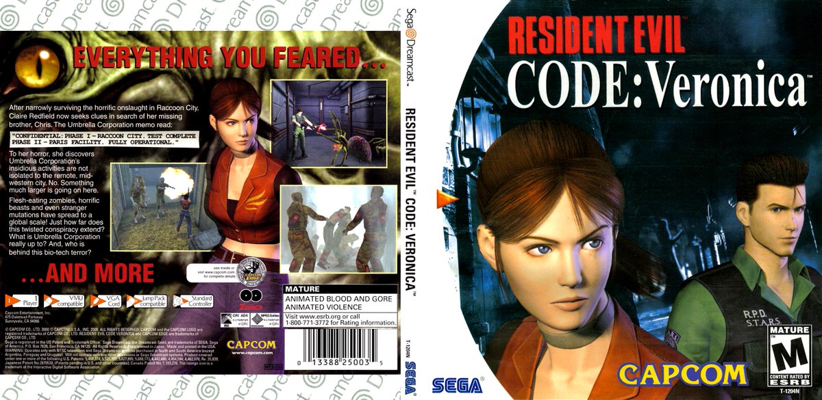 Код игры resident. Resident Evil code Veronica ps2 обложка. Resident Evil code: Veronica x PLAYSTATION 2 обложка. Resident code Veronica. Resident Evil code Veronica Sega Dreamcast.