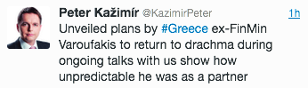 ObsoleteDogma's tweet photo. So it’s okay for Europe to push for Grexit, but a betrayal for Greece to work on a backup plan for the drachma? http://t.co/3NP9efMjUr