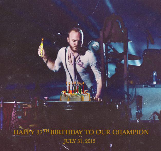   coldplaying: Happy birthday to the best drummer in the world, Will Champion! Keep drumming, Will 