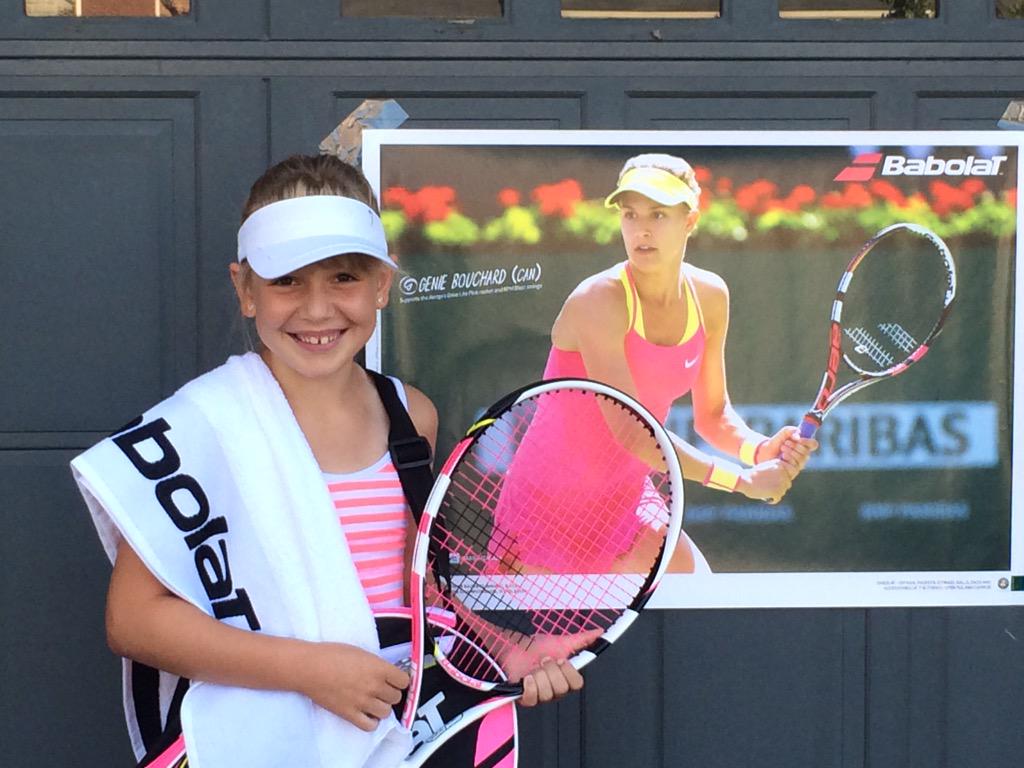 lanadaniels4411's tweet photo. A thank you @BabolatCanada @geniebouchard #Genieworld http://t.co/5BczgODCej