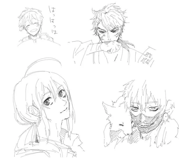 あんまり描いてない刀落書き 