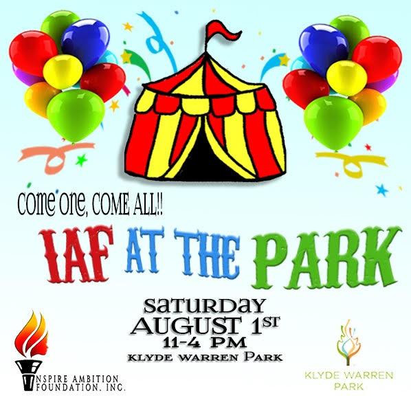 weare_iaf's tweet photo. #klydewarrenpark #nonprofit #dallas #inspireambition #august1 #fun4family #comeone #comeall http://t.co/tBH3ykIo8n