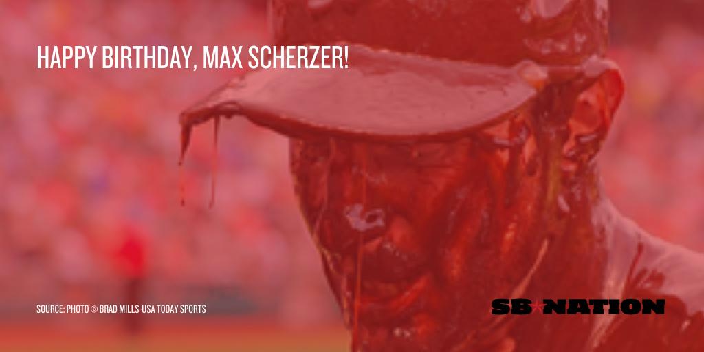  starter Max Scherzer turns 31: Happy Birthday, 