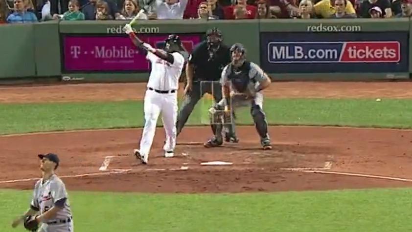 BleacherReport's tweet photo. VIDEO: @davidortiz hits 2 HRs, records career-high 7 RBI’s vs. Tigers http://t.co/cOS011DtJH http://t.co/oQ9Fs6f1OB