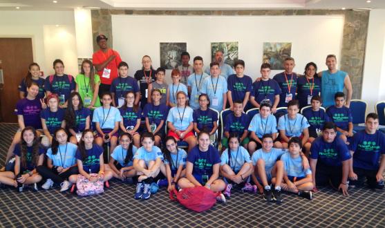LaureusSport's tweet photo. Basketball icons join @LaureusYES training in Cyprus at #PPIcamp15 #lead4peace @peaceplayers
http://t.co/BAHEKuayyg http://t.co/irUBO7Rl0X