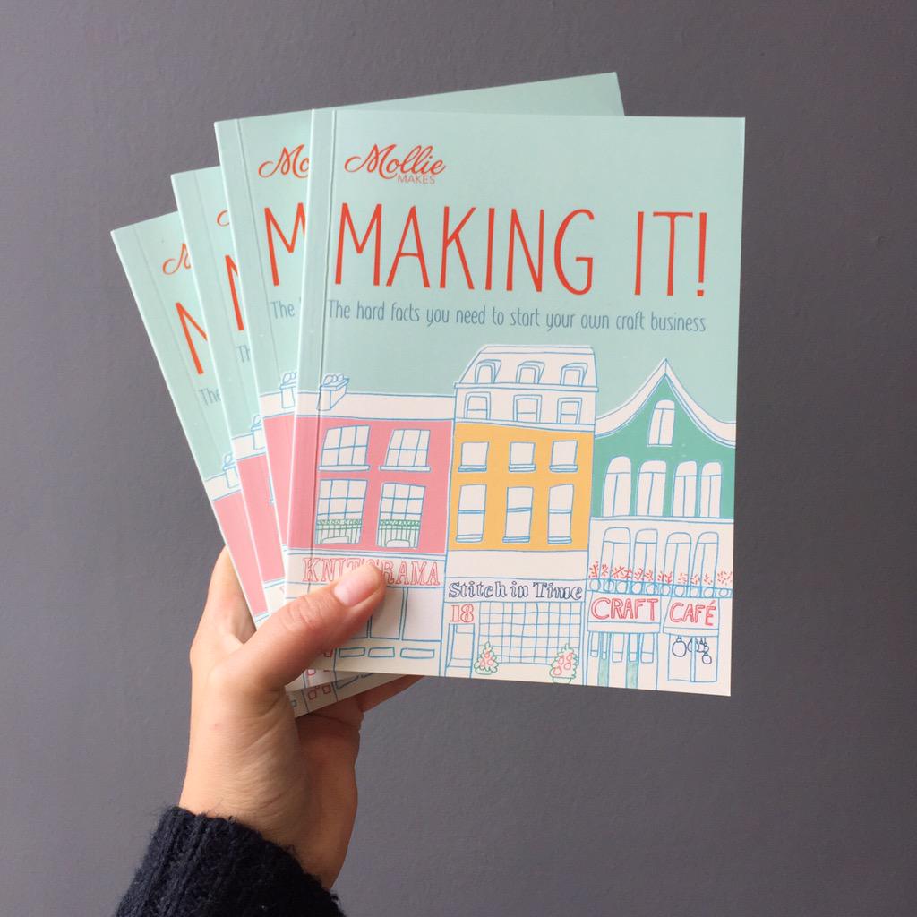 Mollie_Magazine's tweet photo. #Win Making It! &amp; get facts you need to start a business. RT to enter. (Ends 28/07/15 10am. 8 wins) @pavilioncraft http://t.co/YaasM1ei5t