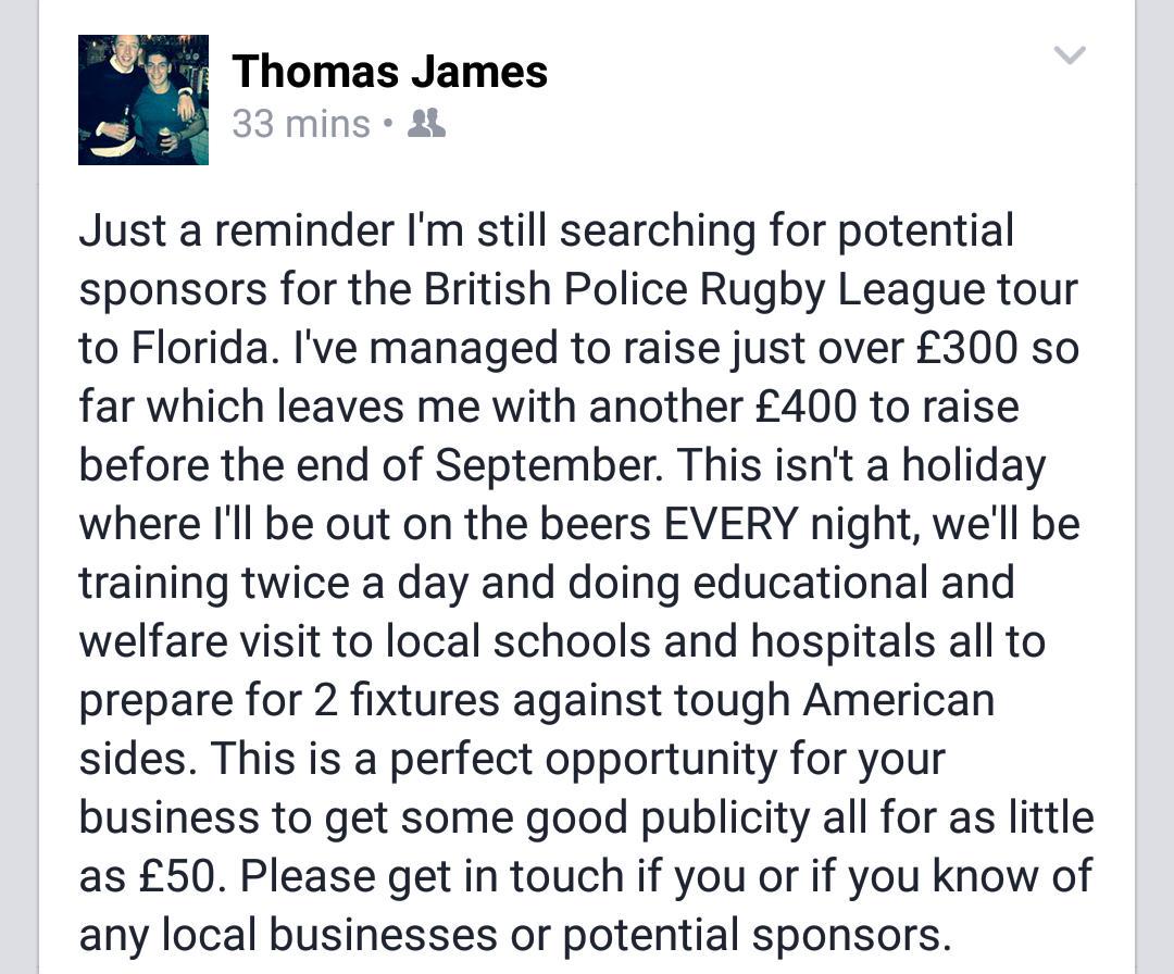 Please read #NWML #Rugbyleague #Sponsorship