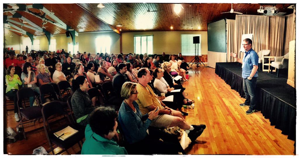 davidbergman's tweet photo. Joe Crossโ speaks on the first morning of #CampReboot @RebootWithJoe http://t.co/bQW4tqjNyS