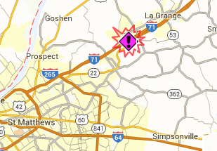 LouTraffic_CJ's tweet photo. Accident on I-71 NB at Exit 17 (Hwy 146) in Oldham Co. Traffic may be tied up for quite some time. http://t.co/gm7N7A4IuP